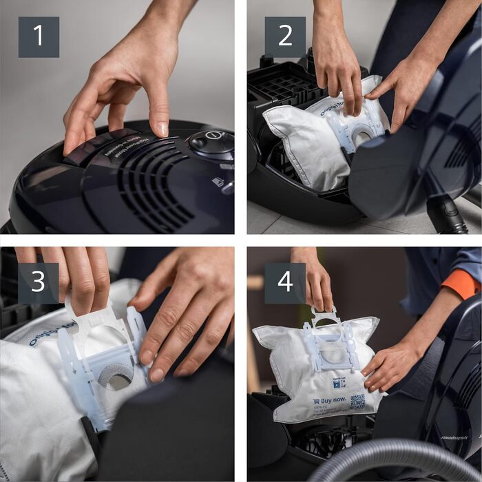 Пилгопоглинач Siemens synchropower VS06B1110: мішок, фільтр гігієни, для твердих підлог та килимів, 700 Вт, блакитний