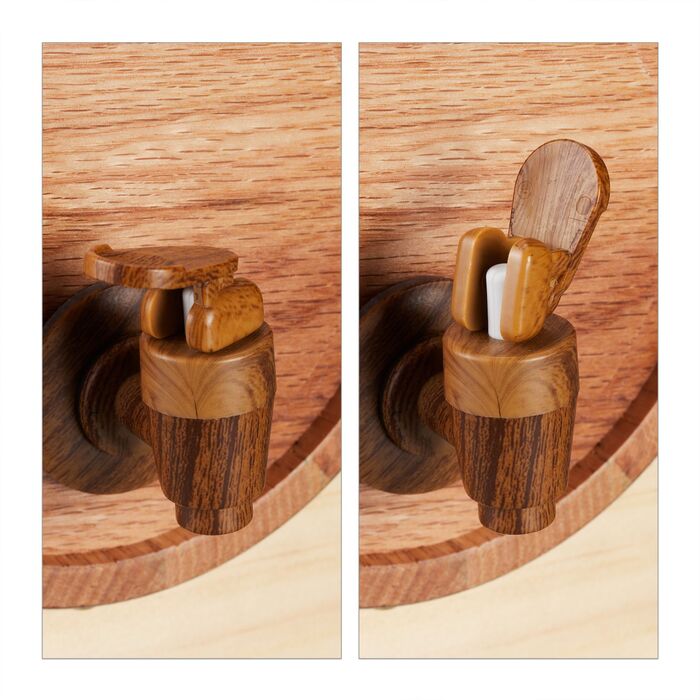 Діжка для настоянок Relaxdays з дуба