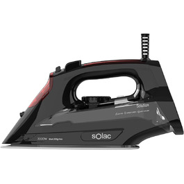Праска з парою Solac Solution PV2490: 3000W, 200г/хв, керамічна підошва, антинакип, самоочищення, 290мл Праска з парою Solac Solution PV2490: 3000W, 200г/хв, керамічна підошва, антинакип, самоочищення, 290мл
