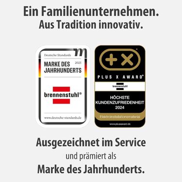 Набір димових датчиків Brennenstuhl 6x RM C 9010 з змінною батареєю (сертифіковано EN 14604, гучний сигнал) білий