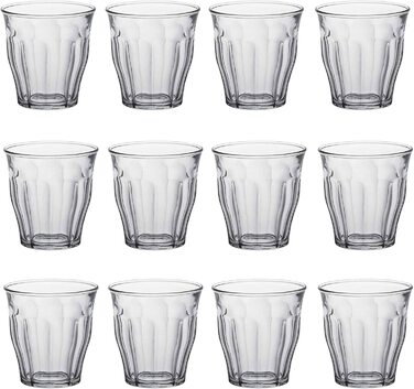 Склянки для пиття Duralex Picardie-підходять як для соку, так і для води - 130 мл - 12 шт.
