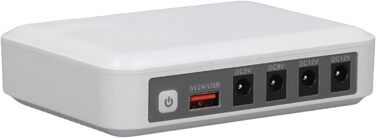 Mini UPS джерело безперебійного живлення, 6000mAh, для роутера, модему, LED-освітлення, CCTV-камери, EU-штекер