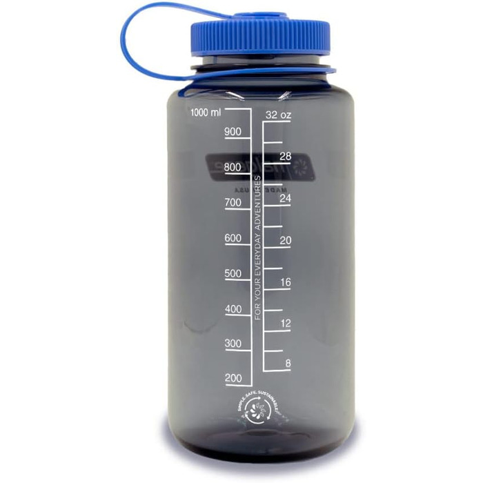 Пляшка для води Nalgene Unisex Adult Sustain, 1,5 л (сіра)