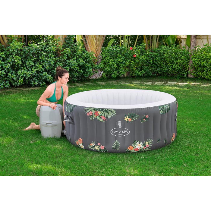 Надувний спа-басейн з гідромасажем Bestway Lay-Z-Spa Miami AirJet Whirlpool, для 2-4 осіб, 180 x 66 см