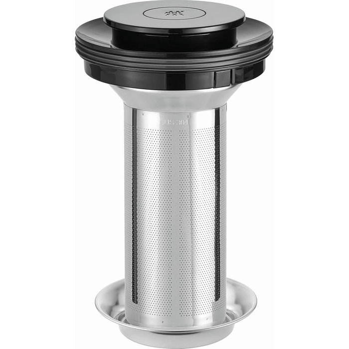 Електричний чайник ZWILLING Enfinigy з терморегулятором, ситечком для чаю та таймером, 1850 Вт, 1.7 л, білий (чорний)