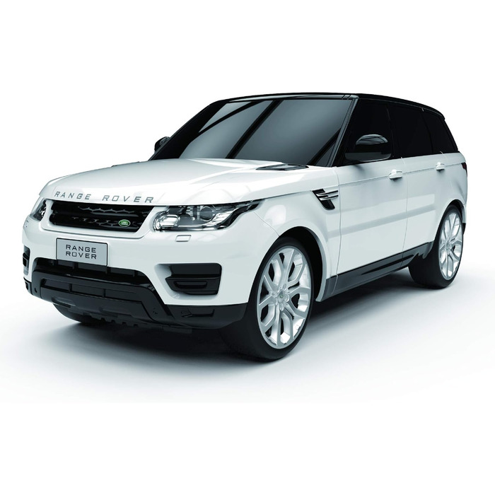 Радіокерований автомобіль CMJ Range Rover Sport 1:18, білий, 2.4 GHz, з робочими фарами, офіційна ліцензія