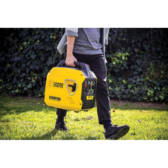 Генератор Champion Power Equipment Mighty Atom 9200i-EU: 2200 Вт, інверторний, бензиновий, 58 дБ, 12V DC та USB