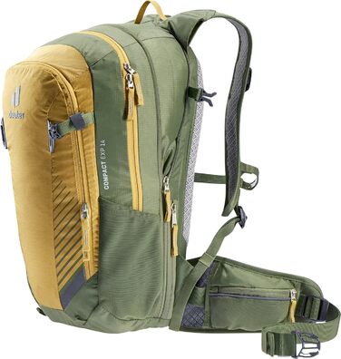 Велосипедний рюкзак deuter Compact EXP 14 (карамель-хакі)