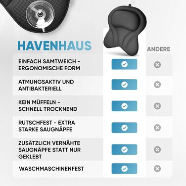 Преміум подушка для ванни XXL рожева | Додаткова підтримка для шиї та плечей | Швидковисихаюча, пральна подушка для ванни з 4 великими присосками | Подушка для ванни рожева (XX-Large, Чорний)