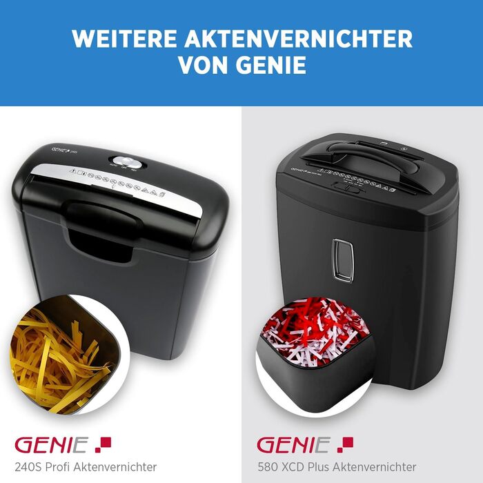 Шредер Genie 440 X II P4: актовий, з автоматичним стартом, 9л, для дому та офісу, зелений