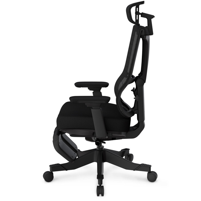 Крісло Mealux S6 Air Fabric Black (арт. HF-S6 F/B)