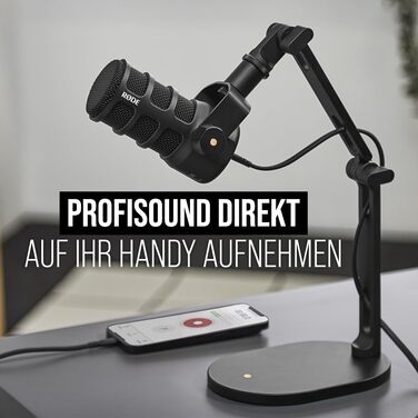 Мікрофон RØDE PodMic XLR/USB для подкастів, стрімінгу, ігор та музики