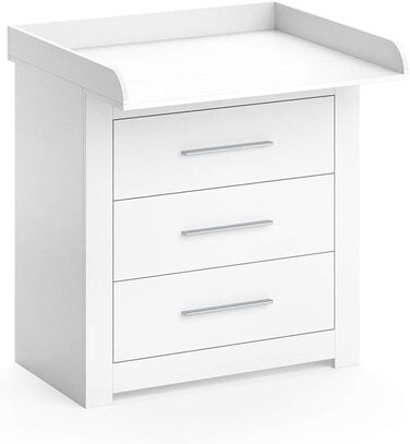 Комод-гойдалка Vicco Miro з приставкою-гойдалкою, білий, 86.6 x 86.5 см
