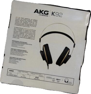 Навушники для моніторингу AKG K92 із закритими амбушурами, чорні