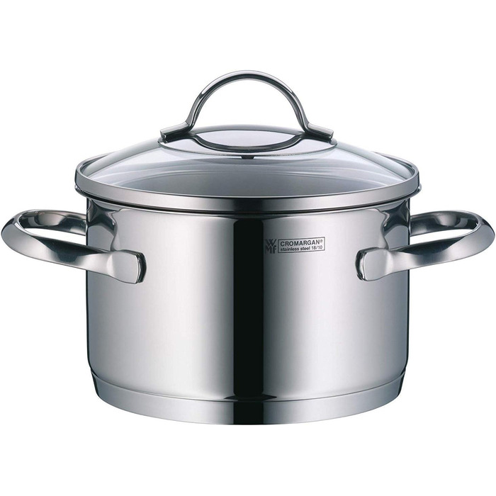 Набір каструль WMF Provence Plus 4 шт. з кришками, індукційний, нержавіюча сталь, полірований, без покриття