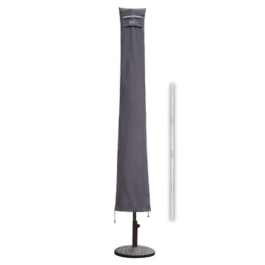 Захисний чохол для парасольки від сонця, сірий (220 x 30/50 см)
