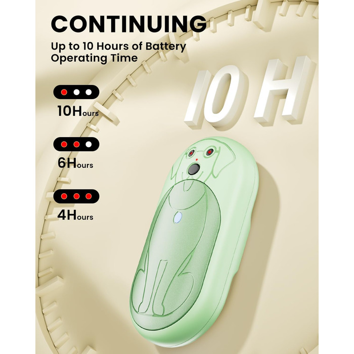 Електричний грієчка для рук Miaton 6000mAh - перезаряджуваний кишеньковий обігрівач для кемпінгу, подарунок для чоловіків, жінок, дітей