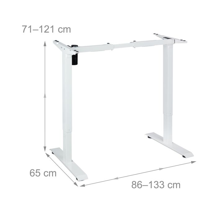 Регульована по висоті стільниця Relaxdays