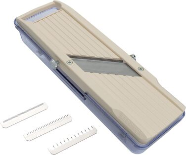 Набір для нарізання овочів Benriner, кремовий колір, старіша версія з підносом