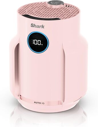 Повітряний фільтр Shark NeverChange HP150EU: для кімнат до 60 м², HEPA-фільтр на 5 років, уловлює 99,97% алергенів, авто-режим, тиха робота, LED-дисплей, білий