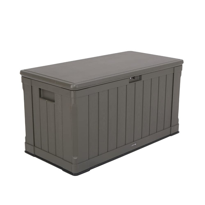 Садовий ящик Lifetime 60089 Ultra-Resistente 127x64x67 см коричневий UV100 - пластиковий контейнер для саду