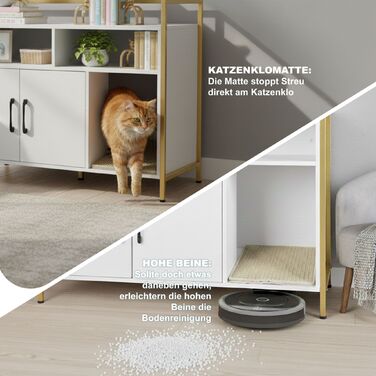 Шафка Relaxdays для котячого туалету