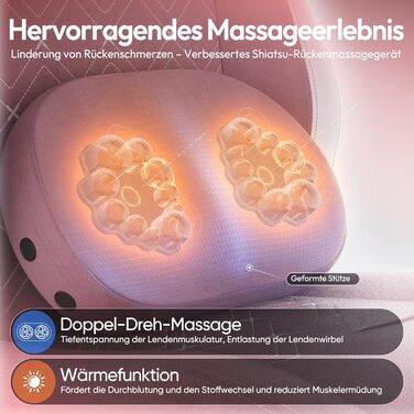 Ігровий крісло Dowinx з масажем, ергономічне, з підставкою для ніг, рожеве, до 200 кг