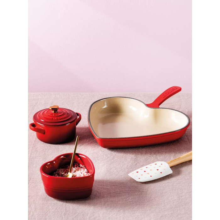 Міні-кокотниця з кришкою 0,25 л Heart Le Creuset