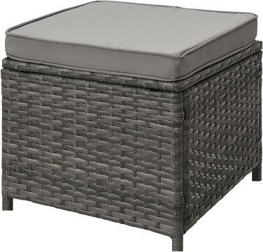Кутовий диван садовий SVITA Monroe з ротангу (поліротанг) сірий - комплект меблів для відпочинку