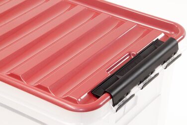 Коробка для зберігання новорічних кулі та прикрас з кришкою | Безпечне та стильне зберігання для Різдва | 61 літр | Без BPA | Набір 1 шт.