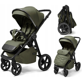 Дитячий прогулянковий візок 4BABY Xplode, зелений, алюмінієвий, з можливістю компактного складання