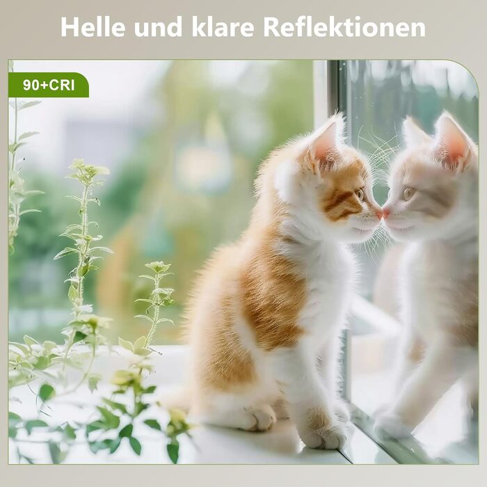 LED дзеркало для ванної кімнати з підсвічуванням, 70 x 50 см, холодний білий світ 6000K, енергозберігаюче, диммер, антизапар,