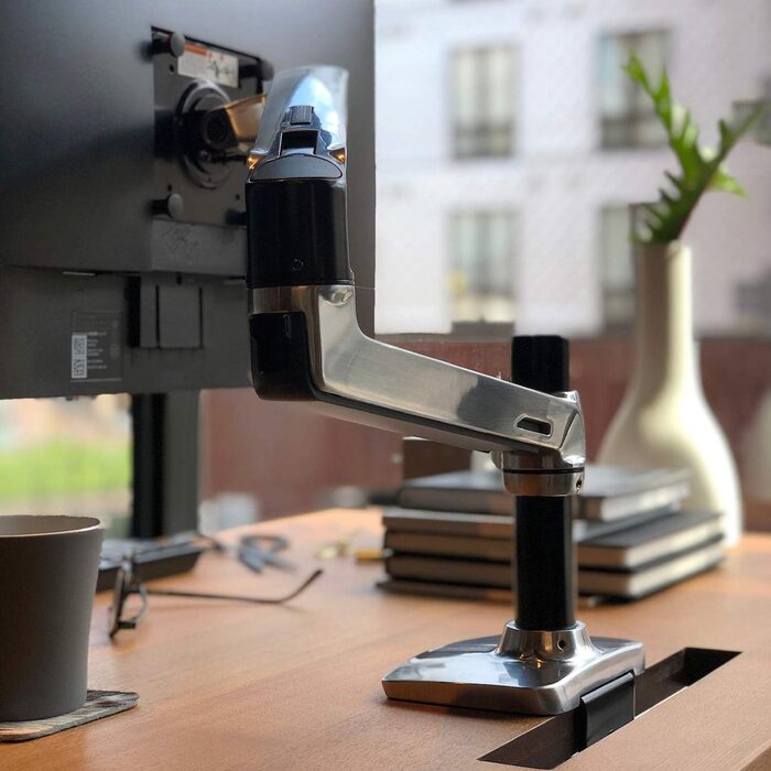 Кріплення для монітора Ergotron LX з алюмінію: регулювання 33 см, підтримка до 34 дюймів, 10 років гарантії