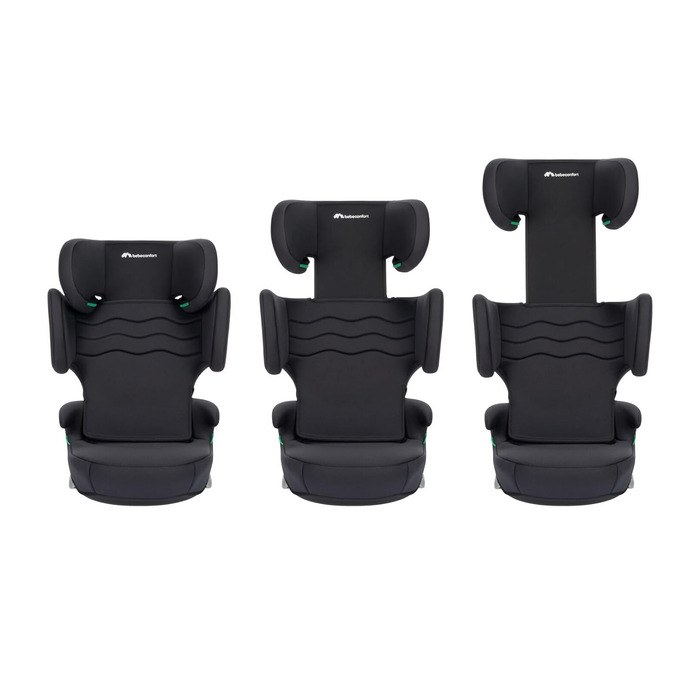 Автокрісло Bebeconfort Disney Hera i-Fix для дітей 3.5-12 років (100-150 см) Miss Minnie, чорний. Легке, з регульованою головою