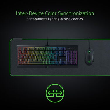 Килимок для миші Razer Goliathus Extended Chroma - великий, RGB, з тканиною поверхнею, чорний