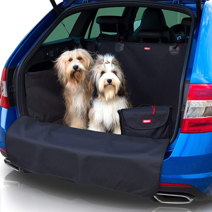 Захисна кришка багажника bartstr для собак універсальна для універсала захисний килимок для багажника водонепроникний з бічним захистом і захистом бампера - плюс сумка через плече (L)