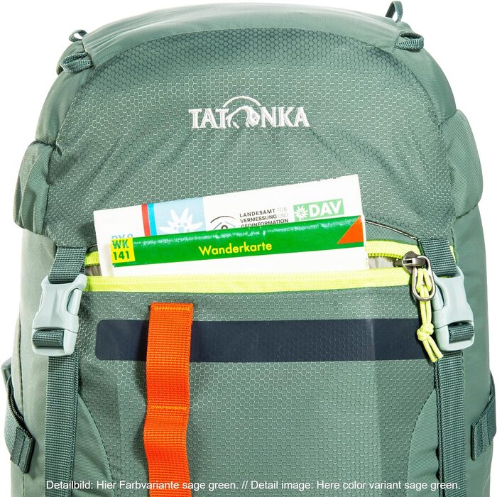Дитячий рюкзак Tatonka Mani 20L - Рюкзак для дівчаток і хлопчиків від 10 років - Включає подушку сидіння і зі світловідбивачами для хорошої видимості - Виготовлений з перероблених матеріалів - Об'єм 20 літрів (абрикосовий)