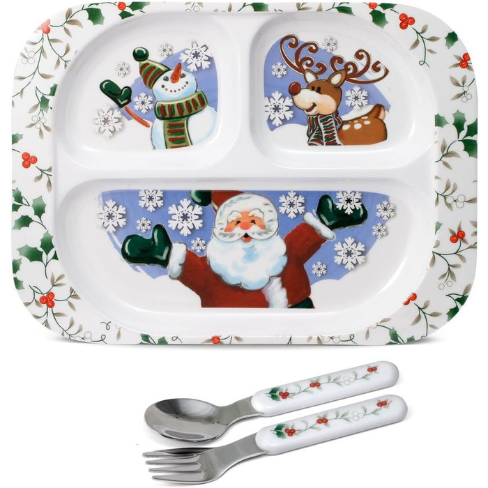 Набір дитячого посуду Pfaltzgraff Winterberry Jolly Santa