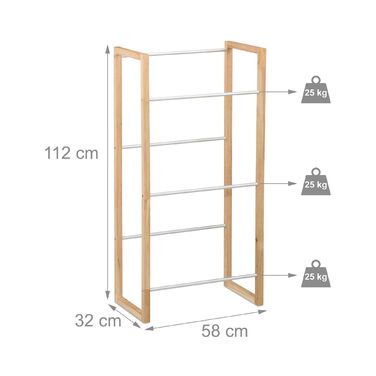 Стелаж Relaxdays для 3 ящиків з напоями