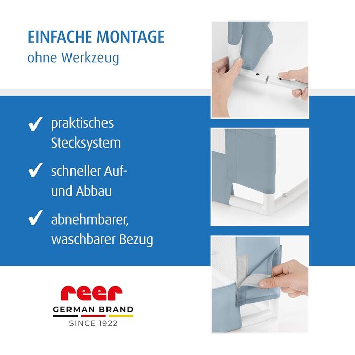 Захист від випадання Reer Sleep'n Keep для ліжечка, 150 см - бортик для ліжка 180-210 см