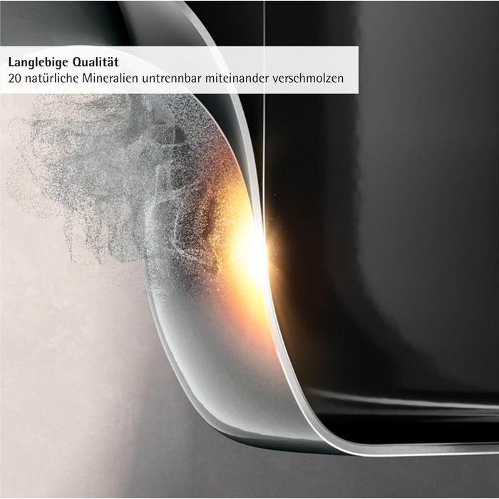 Набір каструль WMF Fusiontec 4 шт, нержавіюча сталь, індукція, для всіх плит, чорний (16/20/24 см) - Made in Germany