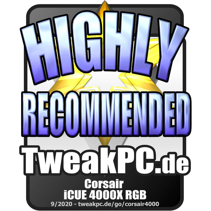 Корпус для ПК CORSAIR iCUE 4000X RGB, середній ATX, білий, із загартованим склом, 3 вентилятори SP120 RGB ELITE, контролер iCUE Lighting Node CORE, високий повітряний потік