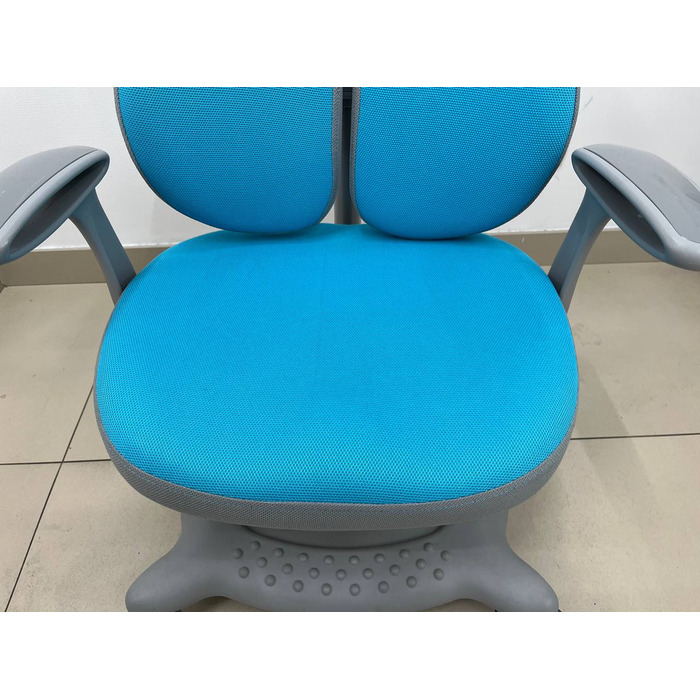 Дитяче крісло ErgoKids GT Y-404 (знижка), ортопедичне, блакитне