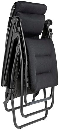 Крісло-релакс Lafuma Zero Gravity з AirComfort® - чорний сталь, гарантія 5 років, LFM2058