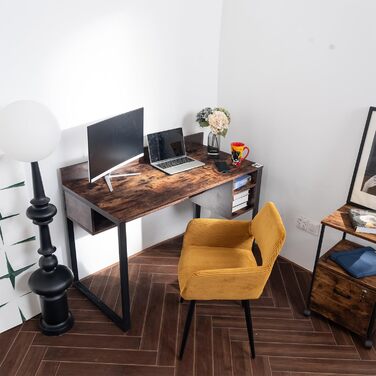 Крісла для їдальні та кухні Cosy - 2 шт. М'які крісла з підлокітниками, жовті, 56x56x78 см