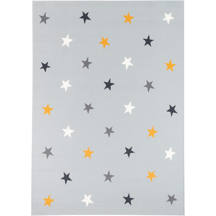 Килимок дитячий та молодіжний Pergamon Stars Grey Mix, 5 розмірів (185x270 см)