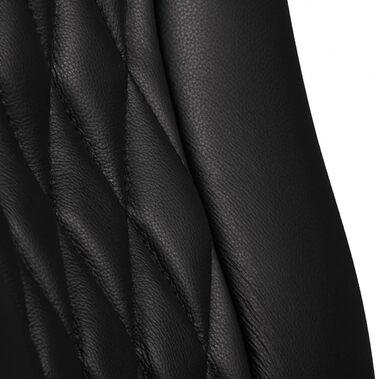 Офісне крісло Amstyle Monterey Leather Black XXL Крісло для керівника з підголівником і функцією гойдалки