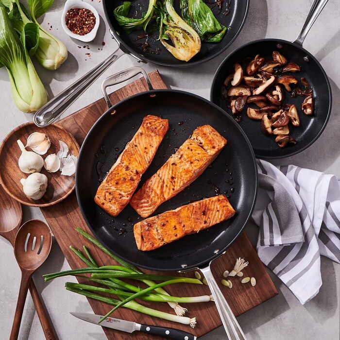 Набір сковорідок All-Clad HA1 з антипригарним покриттям, 3 шт (834, 1034, 1234)