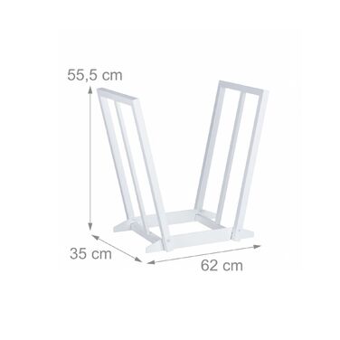 Стильна полиця для дров Relaxdays у формі V