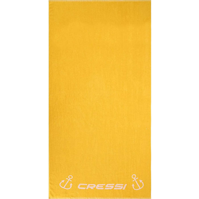 Пляжний рушник Cressi Cotton Frame-пляжний рушник для дорослих / Спортивний рушник високої якості 90x180 см (Соняшник)